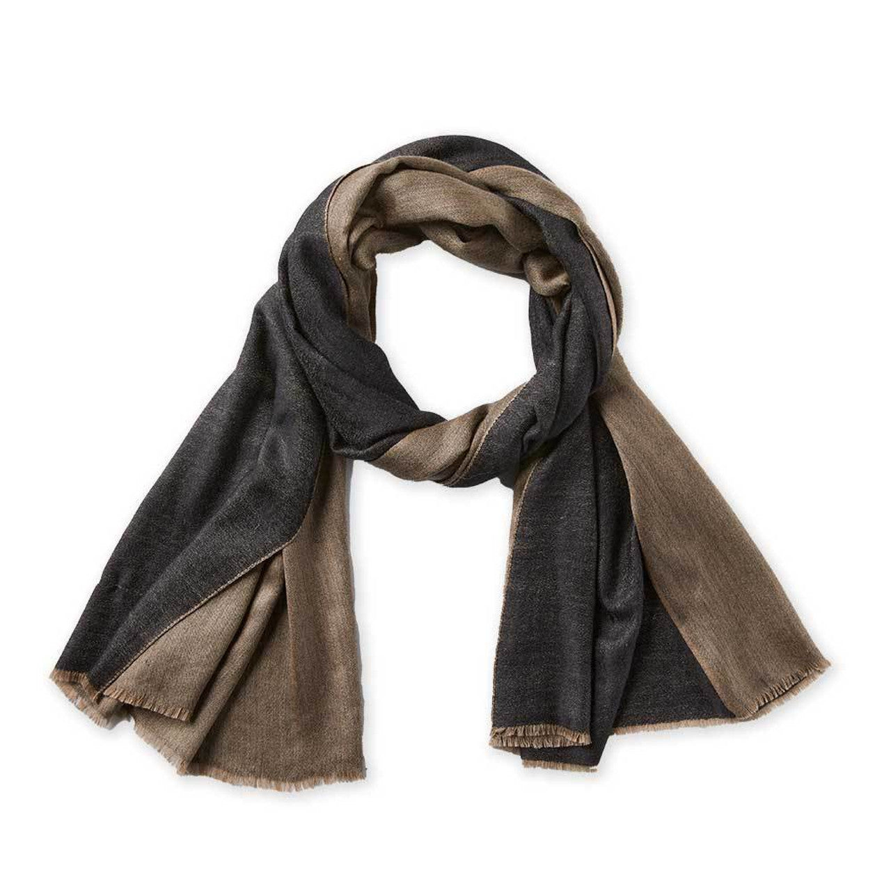 Midnight Rahasi Kashmiri Scarf